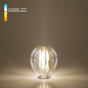 Филаментная светодиодная лампа Mini Classic 6W 4200K E27 (G45 тонированный) BLE2752