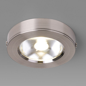 Накладной точечный светодиодный светильник сатин DLS030