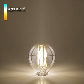 Филаментная светодиодная лампа Mini Classic F 8W 4200K E14 (G45 прозрачный) BLE1446