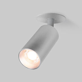Diffe светильник встраиваемый серебряный 8W 4200K (25039/LED) 25039/LED