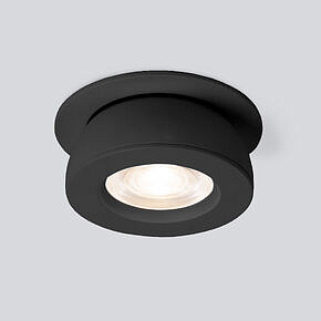 Встраиваемый точечный светодиодный светильник Pruno черный 8W 4200К (25080/LED) 25080/LED