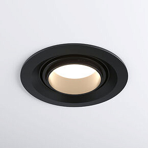 Потолочный светодиодный светильник 10W 3000K черный 9919 LED